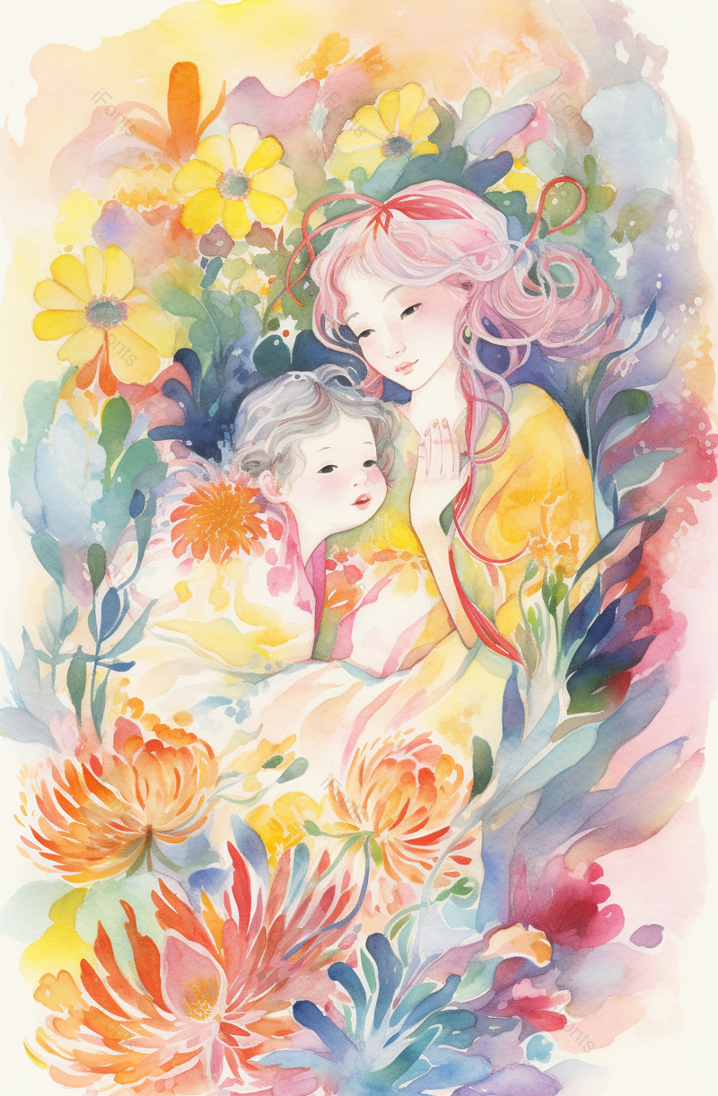 色彩浓郁的手绘艺术画背景,插画/手绘图,插画/手绘图库,插画/手绘图下载,插画/手绘